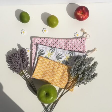 Sac de course en tissu zéro déchet