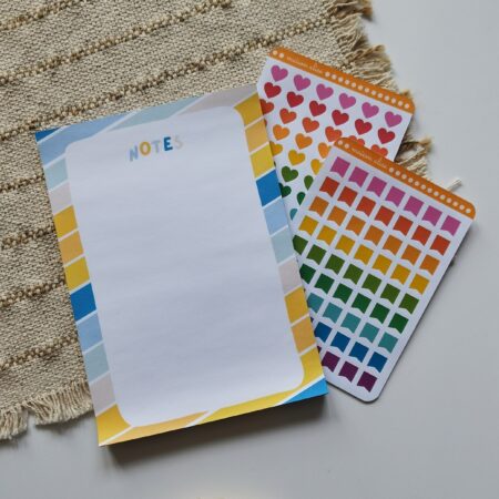 Planche de sticker de couleurs