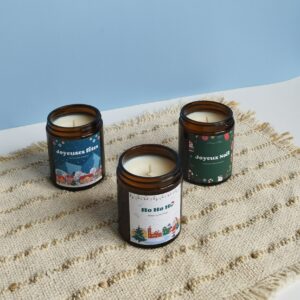 Bougie-végétale-naturelle Bougie végétale naturelle parfum de Noël