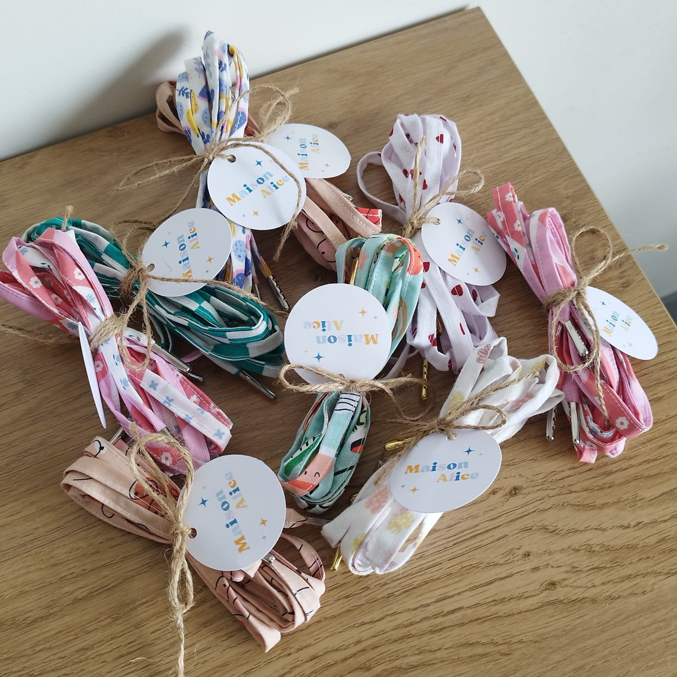 Packaging lacets en tissu