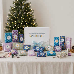 Calendrier de l'avent couture stylisé